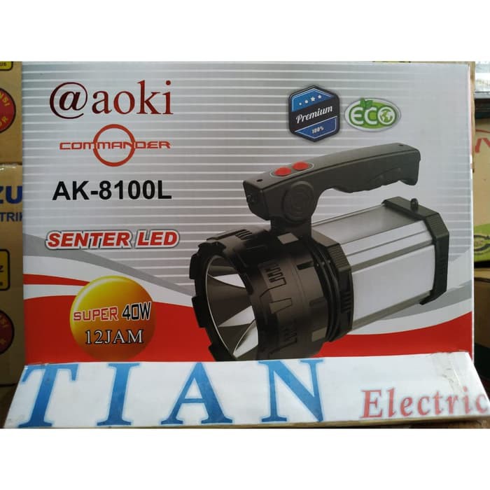 AOKI AK-8100L Senter LED Super 40 Watt