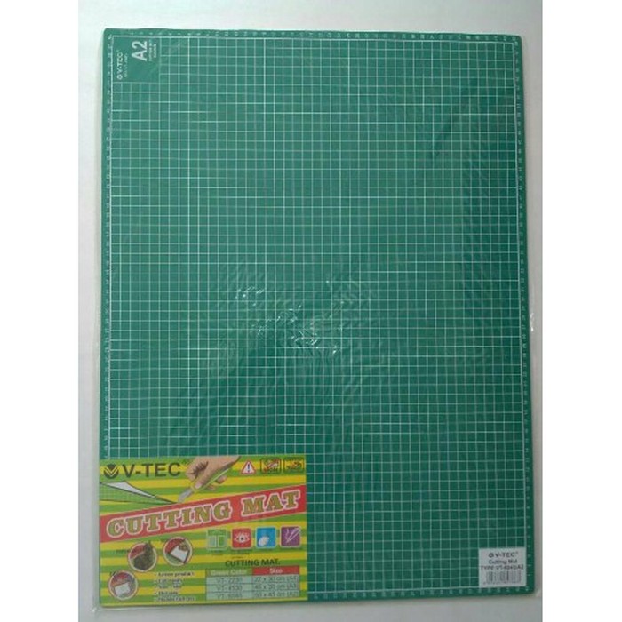 

v-tec Cutting Mat A2 Alas Potong 60 x 45 / v-tec alas potong vt6045 / cutting mat a2 vtec / a2 vtec