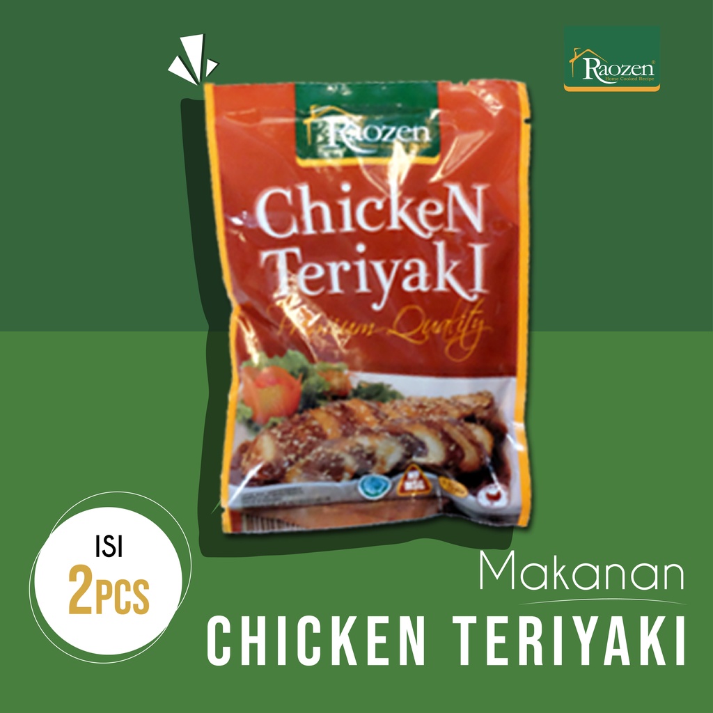 

Raozen Chicken Teriyaki - Masakan Ayam Teriaki Siap Saji Rempah Asli Otentik Kualitas Premium 150gr
