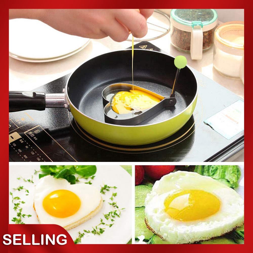 Cetakan Dengan Bahan Stainless Steel Dan Bentuk Bulat Untuk Telur Goreng Pancake Shopee Indonesia