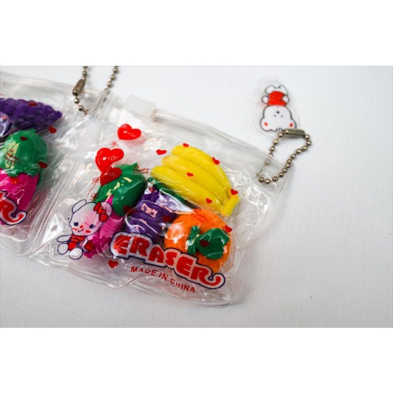 

Penghapus Fruit/Buah - Pouch Eraser Setip Hapusan