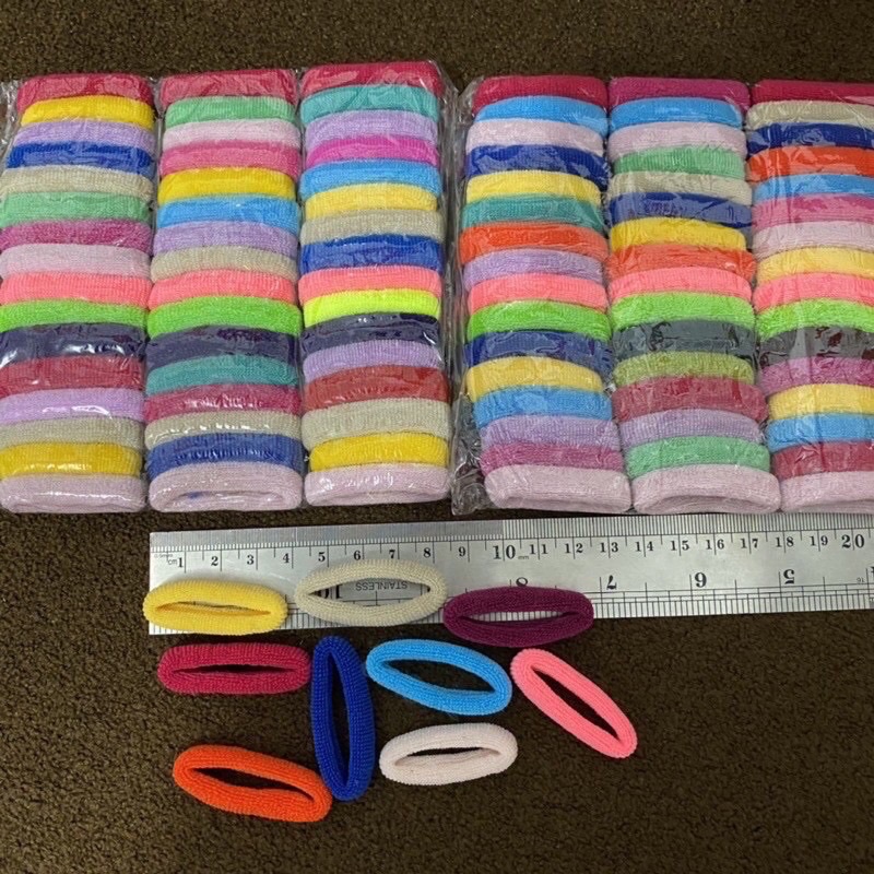 Ikat Rambut Warna Warni / 48pcs ikat rambut Ikat Rambut Tebal / Ikat rambut Korea /iket rambut polos