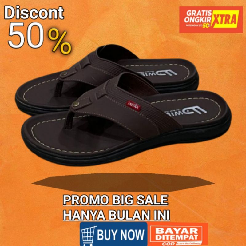 Sandal sendal kulit asli pria original sandal kulit pria original sendal kulit pria dewasa sandal ca