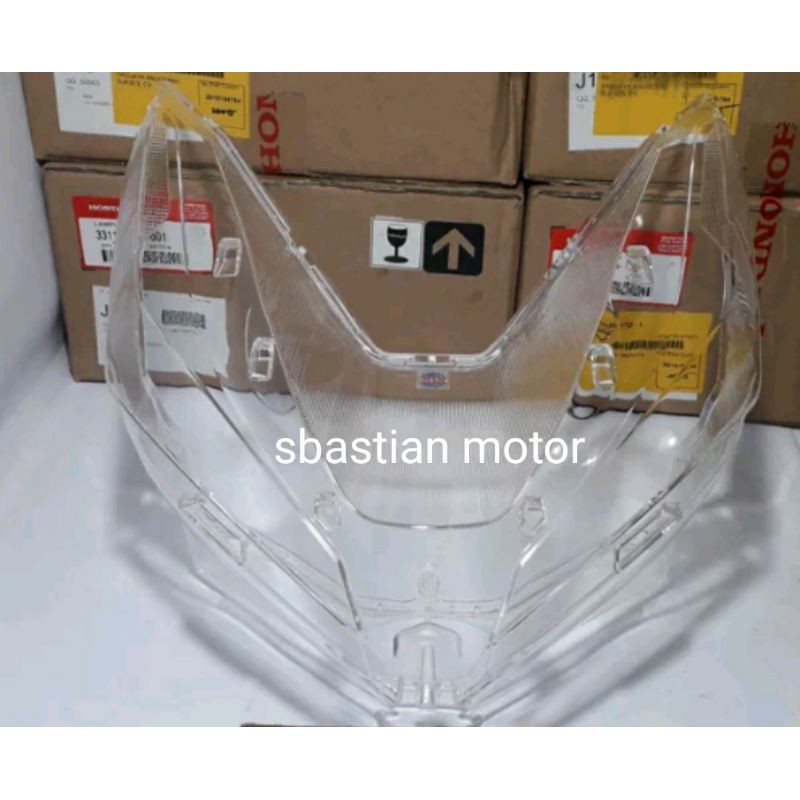 mika lensa kaca lampu depan Vario 125 150 LED 2018-2020 non ori