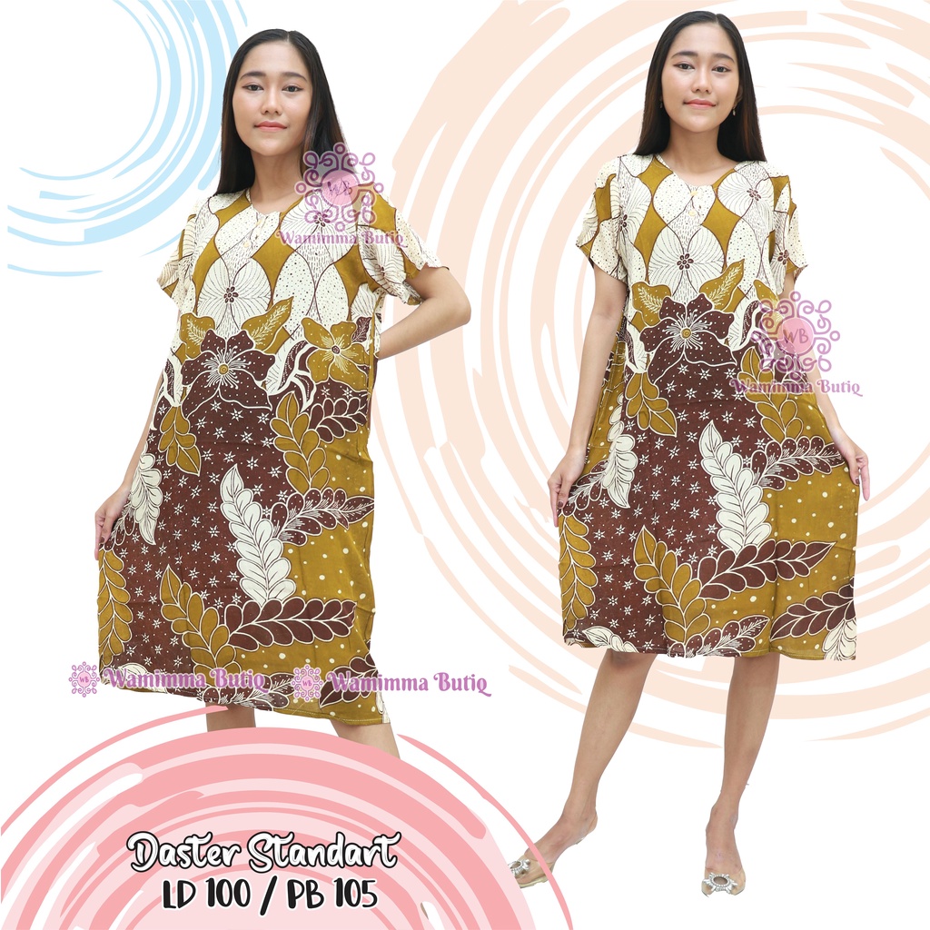 Daster Batik Murah Baju Tidur Batik Murah Adem Nyaman Daster Batik Pekalongan Daster Yukensi-Gazalia-HC