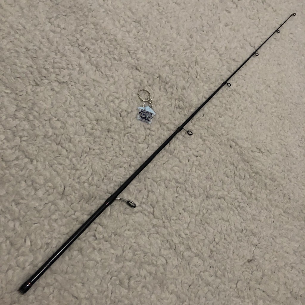 Ujung Joran Stik Pancing Relik RELIX NUSANTARA Jangkrik 602 20lb Ring Fuji Pancingan Carbon Murah