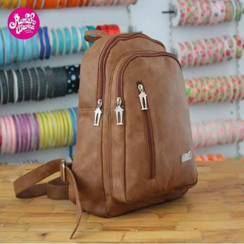 Tas Ransel Theona Tan Rumah Warna