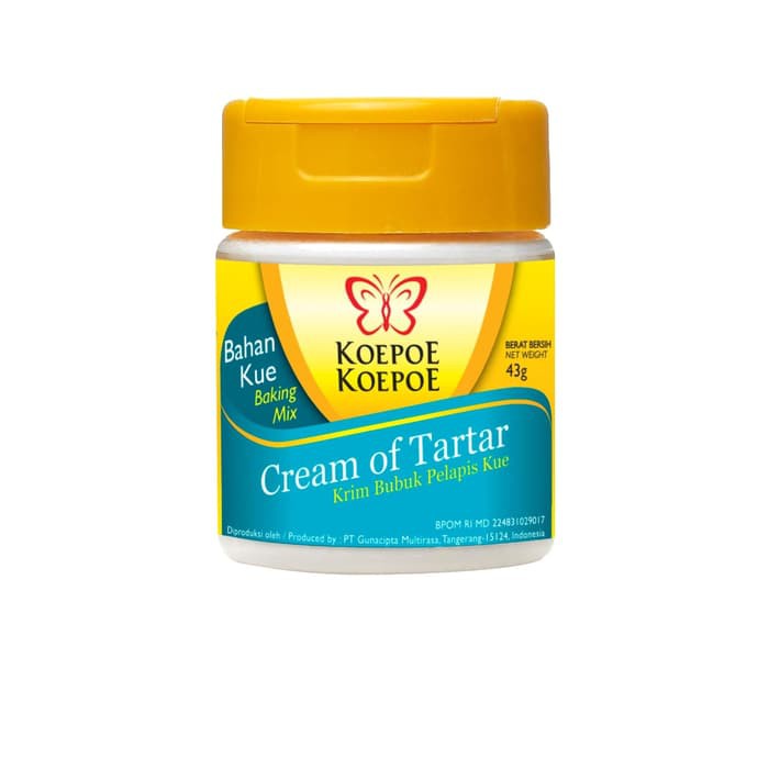 Koepoe Koepoe Cream Of Tartar Krim Bubuk Pelapis Kue [43 g]