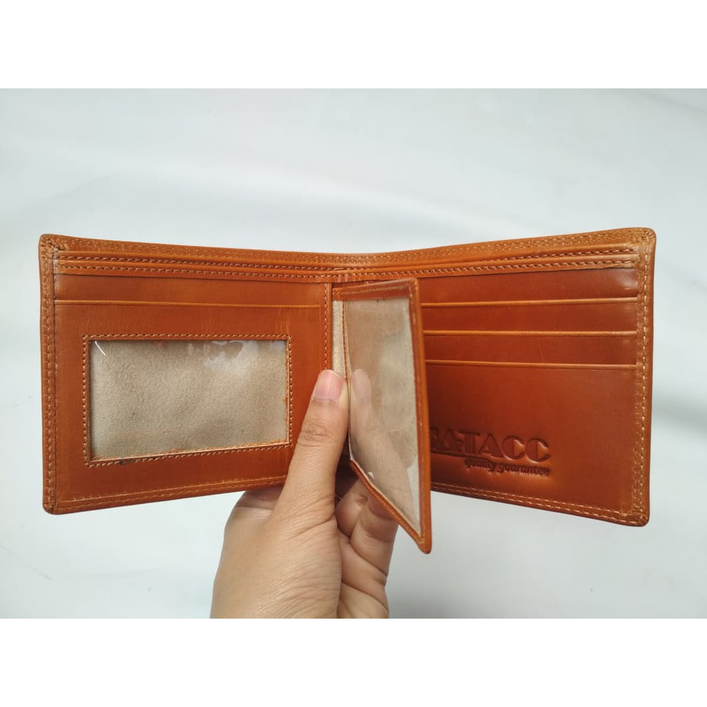 Dompet kulit pria karakter / dompet lipat pria kulit JATACC