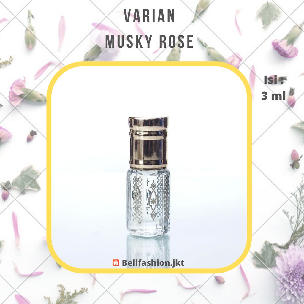 Musky Rose / Parfum Arab /Parfum Sholat 3ml