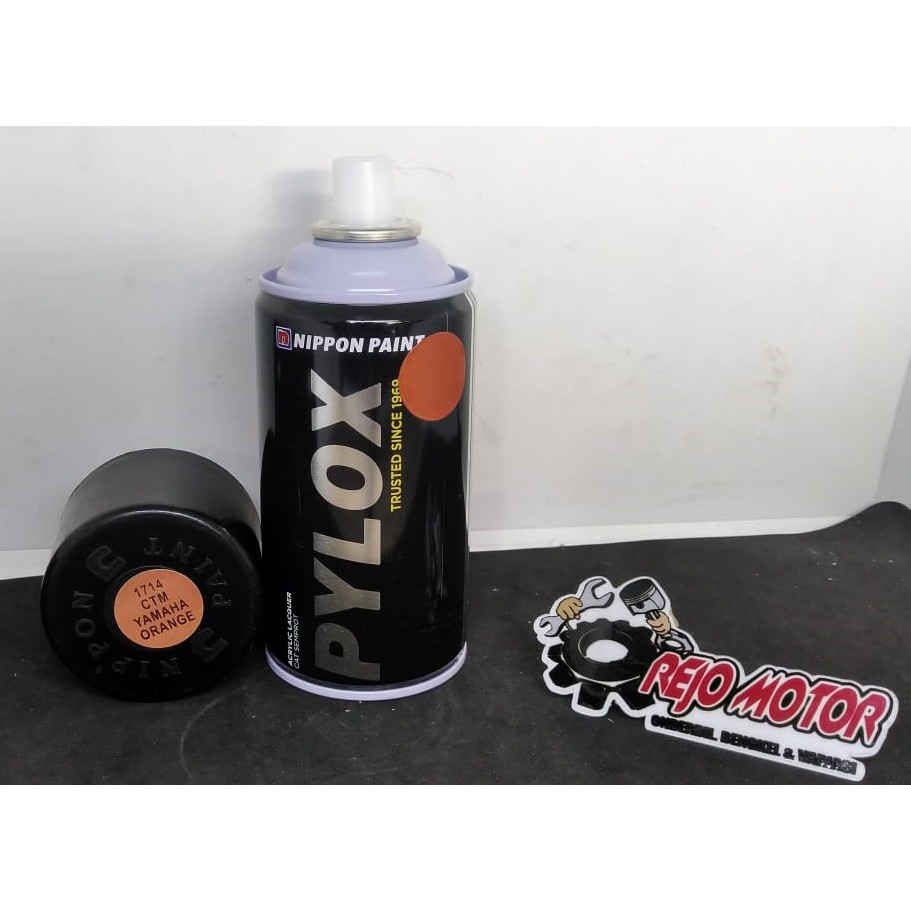 

PILOX/PYLOX /SOLID COLOURS & METALLIC COLOURS/ 1714 CTM YAMAHA ORANGE / ANTI BAKAR ORIGINAL NIPPON