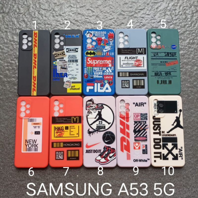 Case ganbar Samsung A53 5G motif cowok soft case softcase softshell silikon cover casing kesing housing