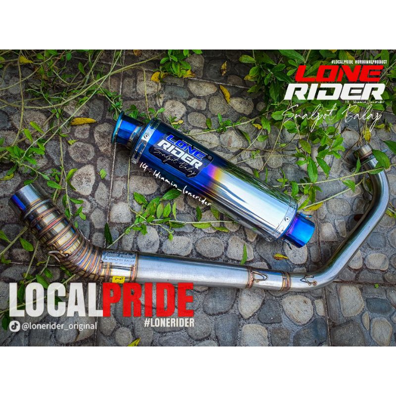 Lone Rider Original - SD - Spesial Drag Slencer Bluesand  NCB - NEW CB150R - SONIC 150R
