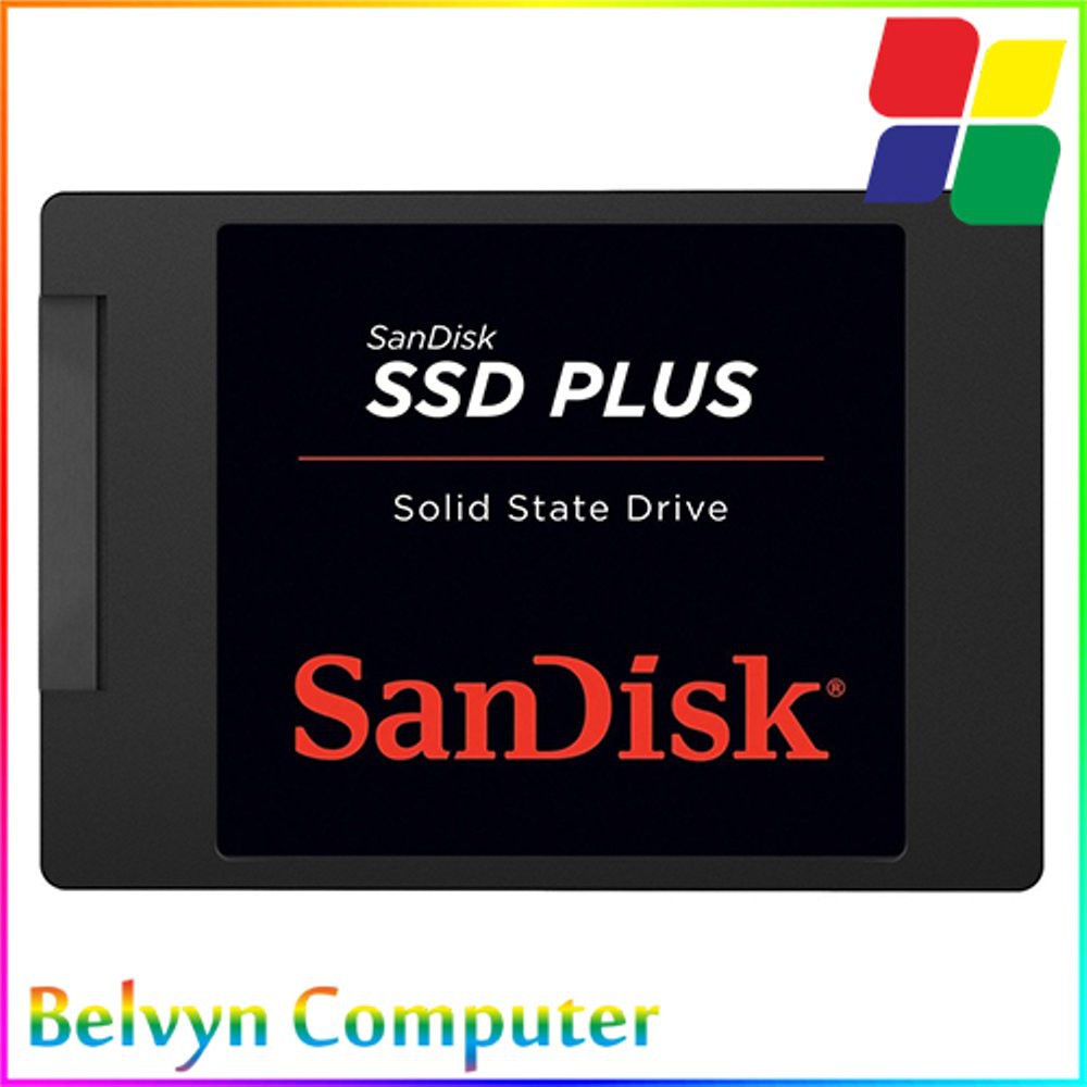 SanDisk SSD Plus 120GB SATA - SDSSDA-120G Hardisk Internal PC Laptop Berkualitas