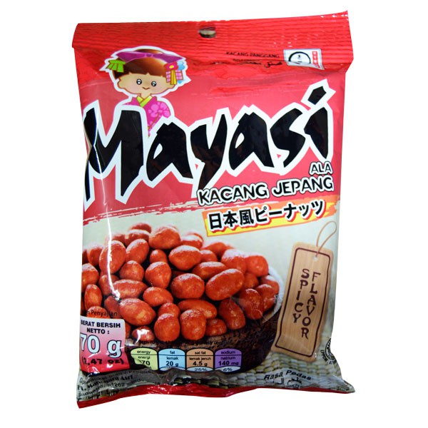 

Mayasi Kacang Rasa Pedas 65G