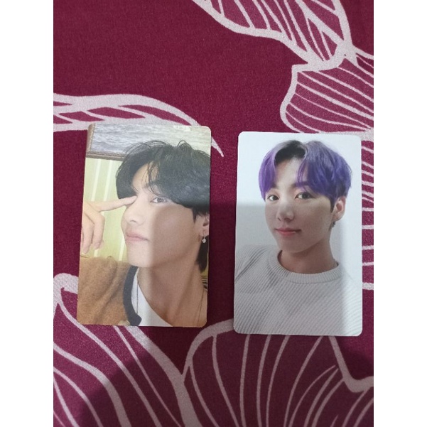 Photocard Taehyung Be Essentials Jungkook Deco Kit RPC BE Esse Double side Official