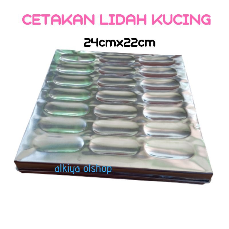 loyang lidah kucing/loyang kue kering lidah kucing