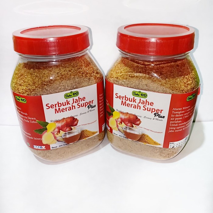 

TRADISIONALMINUMAN- JAHE MERAH SUPER RD 330 GRAM - JAHE GULA AREN -MINUMAN-TRADISIONAL.