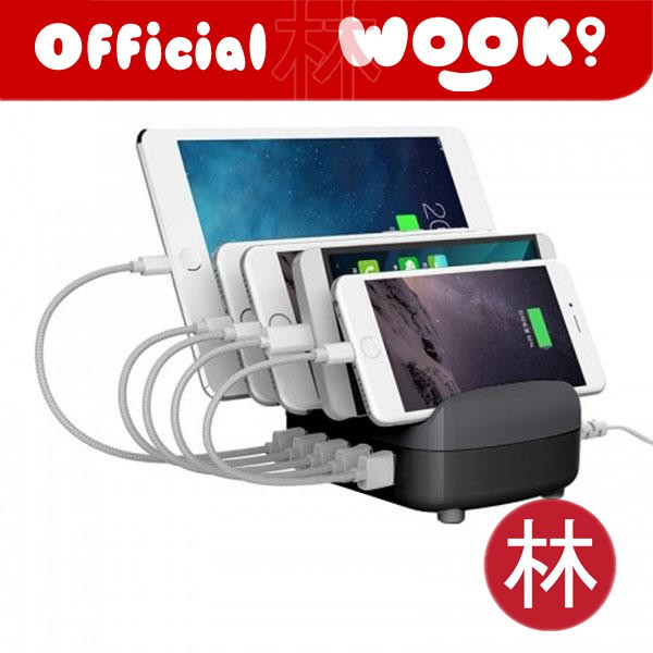 ORICO DUK-5P-BK 40W 5 Port USB Smart Charging Station with Phone &amp; Tab