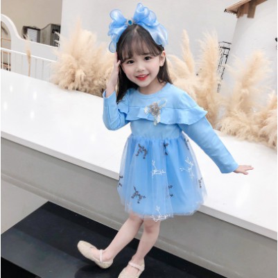 Plazababyku DRESS CLAIRE BRANCH EBV Baju Dress Anak Perempuan Import 6 bulan - 4 Tahun