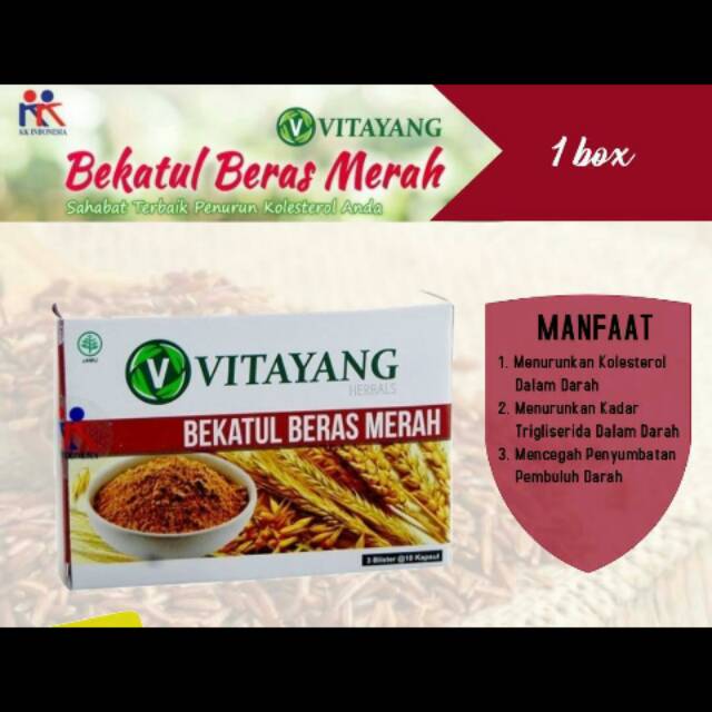 

Vitayang Bekatul Beras Merah