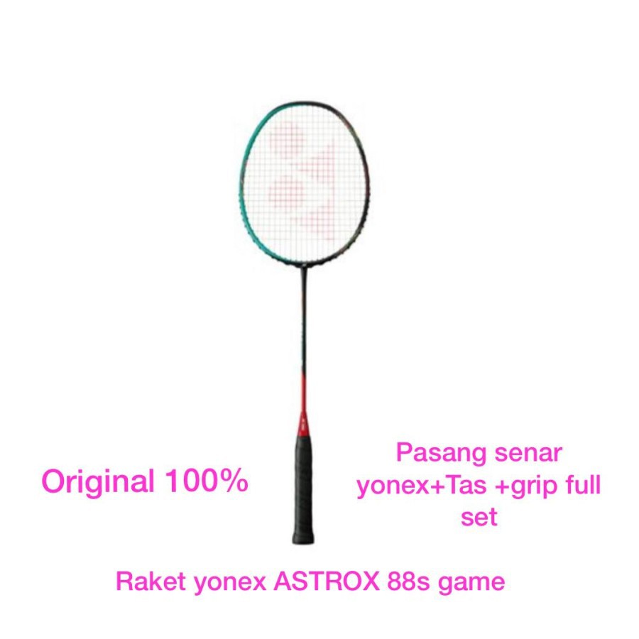 Raket Badminton YONEX NEW ASTROX 88s 88 s GAME / ASTROX 88 D GAME 4uG5+senar FULL SET ORI