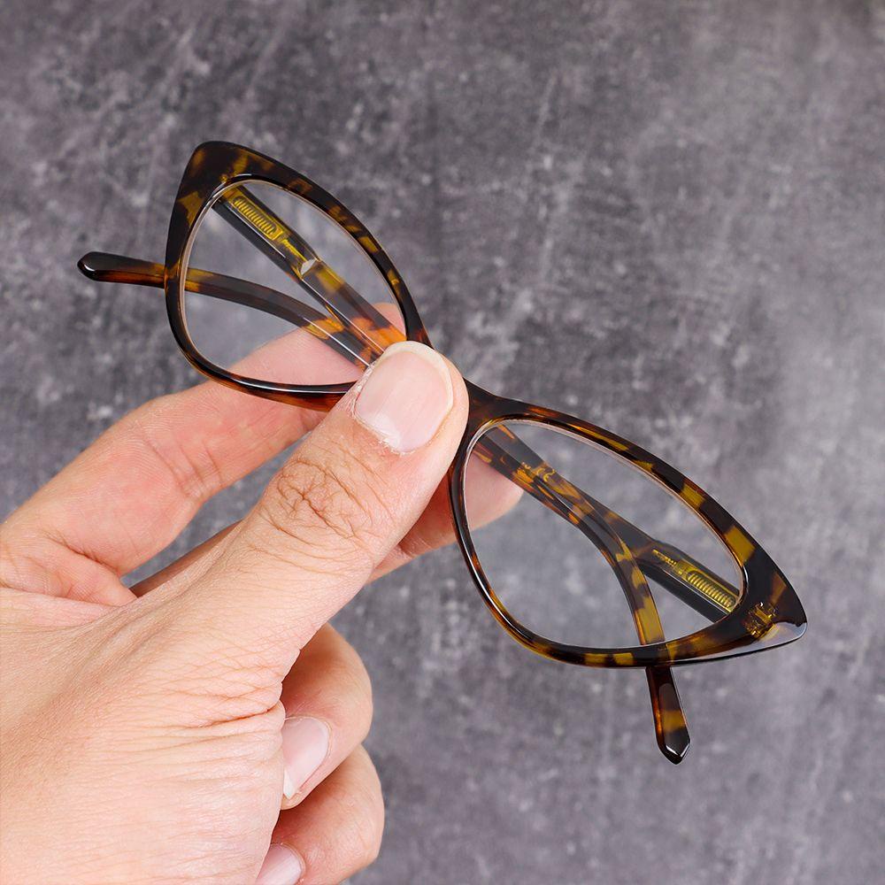 Suyo Cat Eyes Presbyopia Eyeglasses Kacamata Unisex Lensa Bening Ultra-Ringan