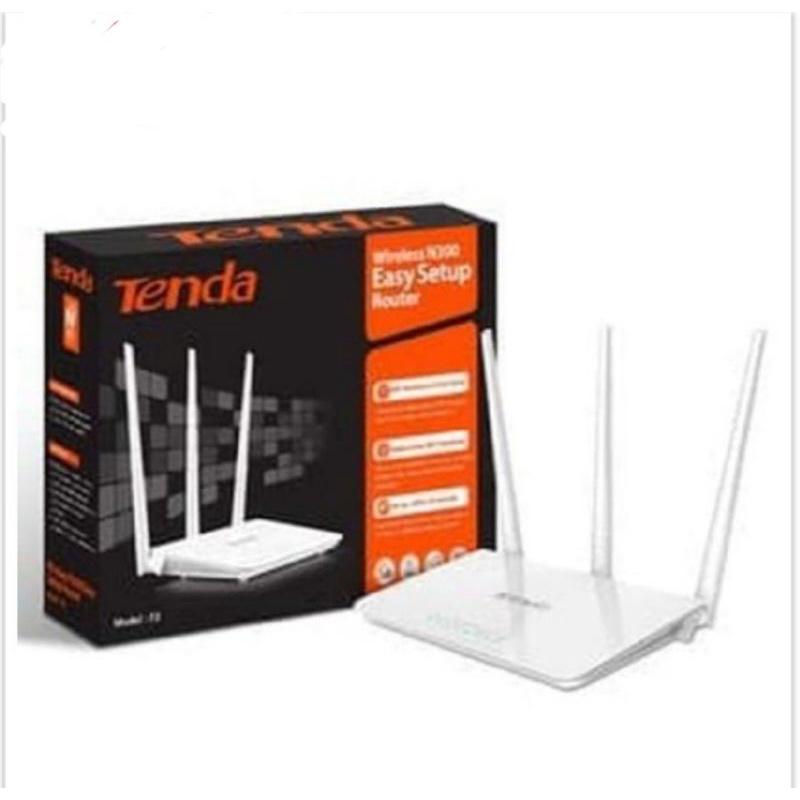 TENDA F3 Wireless Router 300 Mbps - 3 Antena