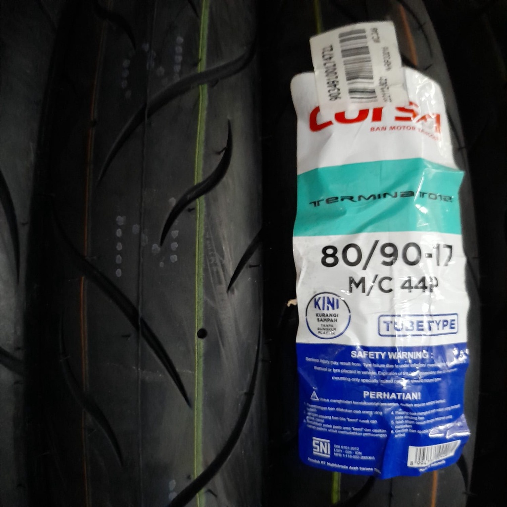 Ban motor bebek Corsa Terminator 80 90 17 tubetype bukan tubeless