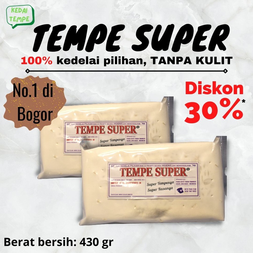 

Tempe balok tanpa kulit 430gr BERHADIAH [BACA DESKRIPSI]
