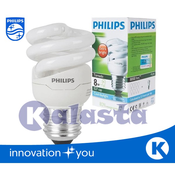 Philips Tornado 8w (8watt, 8 watt) Harga Grosir