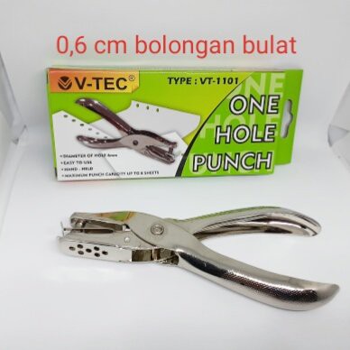 

pembolong kertas 1 lubang serba guna murah perforator karton satu lubang one hole punch - alat