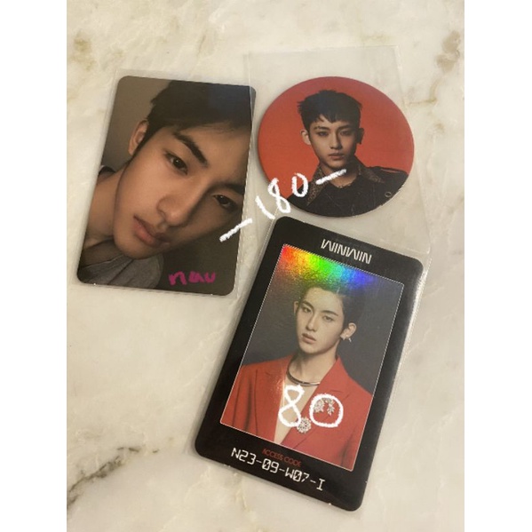 PC WINWIN TAEYONG HENDERY TAEIL NCT WAYV PHOTOCARD FUTURE RESONANCE BANGUN TIDUR, SG SET 2020, AC AC