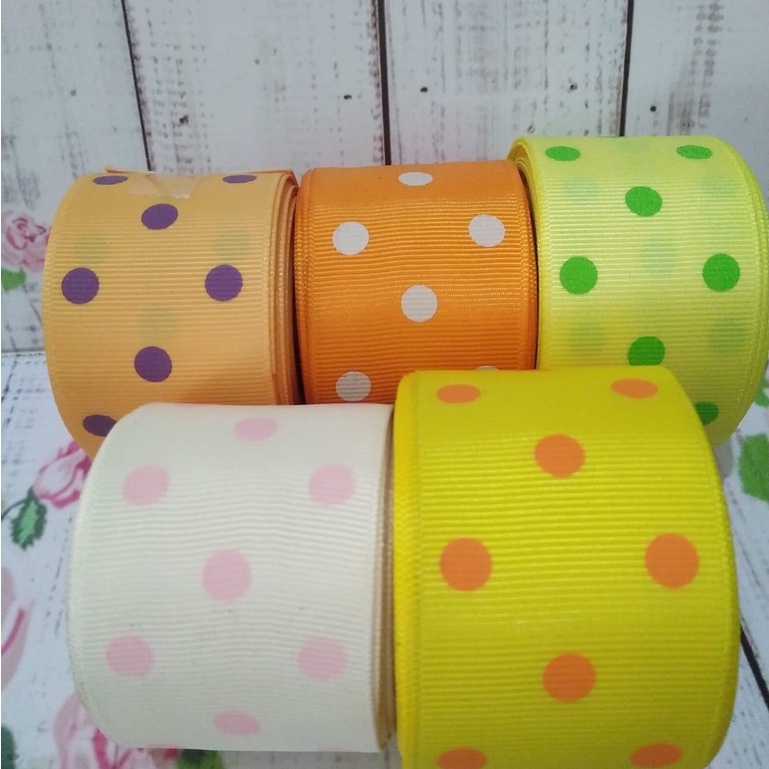 

GM RB31 (PER YARD) PITA GROSSGAIN 4CM MOTIF POLKADOT