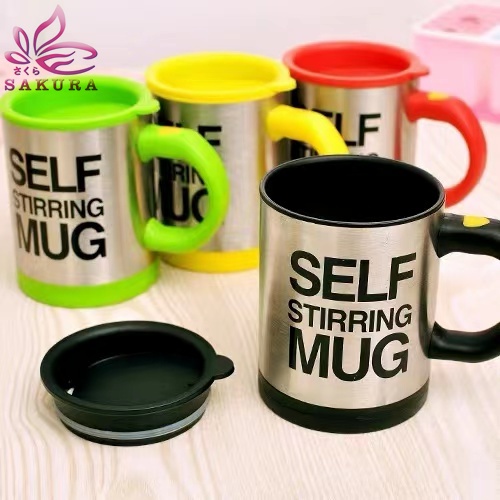 Gelas pengaduk otomatis self mug stiring ajaib mixer stirring aduk - sosoyo