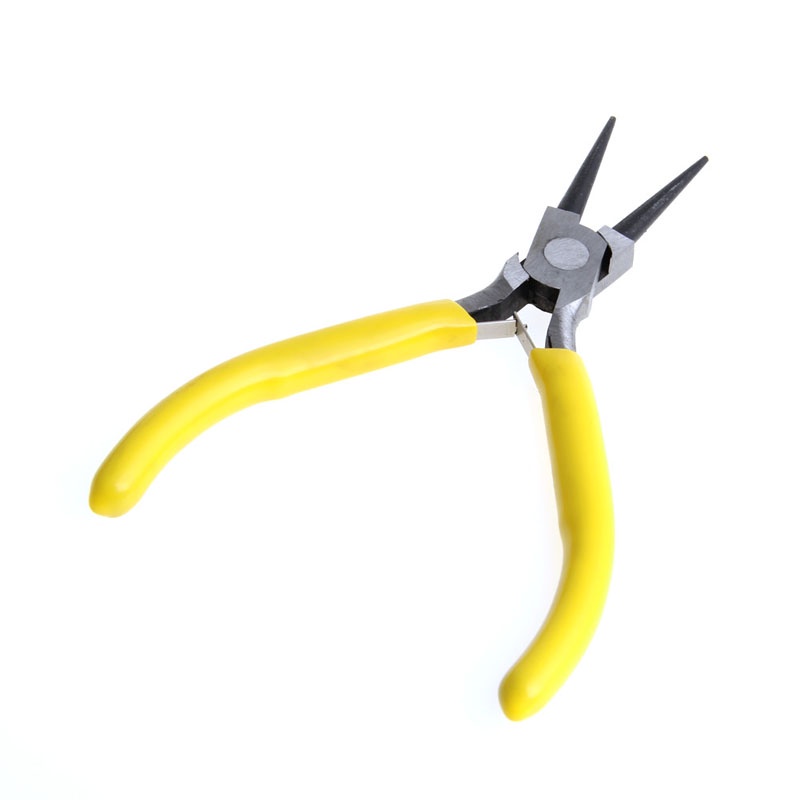 Gro DIY Mini Round Nose Jewelry Pliers Practical Jewelry Handmade Carbon Steel Tool for Wire Work, Beading Jewellery Ma