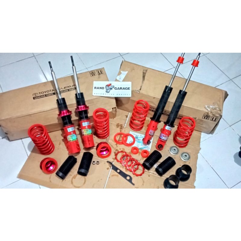 GAB Coilover HE Yaris Lele Tahun 2014-2018.