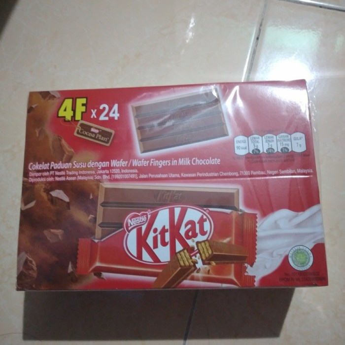 

KITKAT KIT KAT COKLAT 4F FINGER CHOCOLATE (PER BOX) MURAH SALE