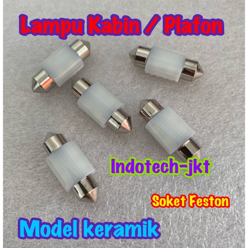 Lampu Led Kabin Plafon Mobil 12 Volt Model KERAMIK