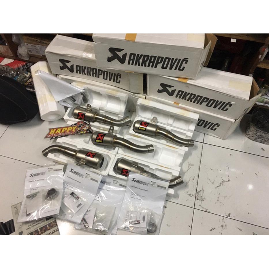 Jual Knalpot Akrapovic original Slovenia GP Series universal sport Bike pa Limited