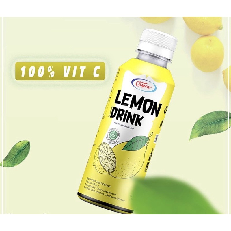 Lemon Drink Ciayow 250ml/Minuman Lemon Sehat/Ciayow drink/Minuman Sehat