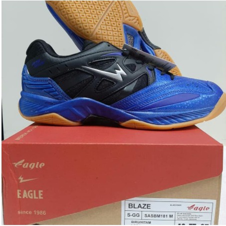 Sepatu Eagle Blaze Biru/Hitam - Sepatu Badminton