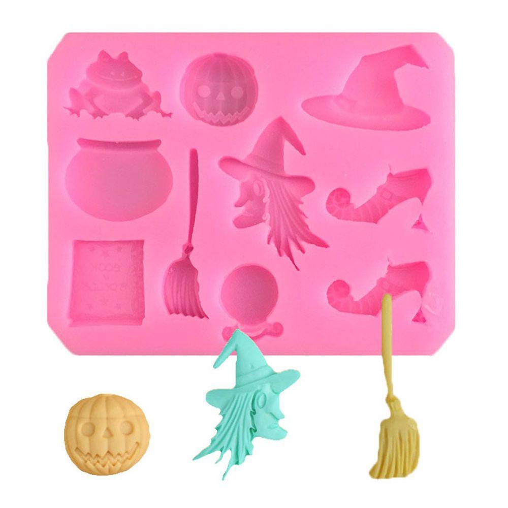 Solighter Cetakan Kue Kodok 3D Pumpkin Resin Molds Cake Stand