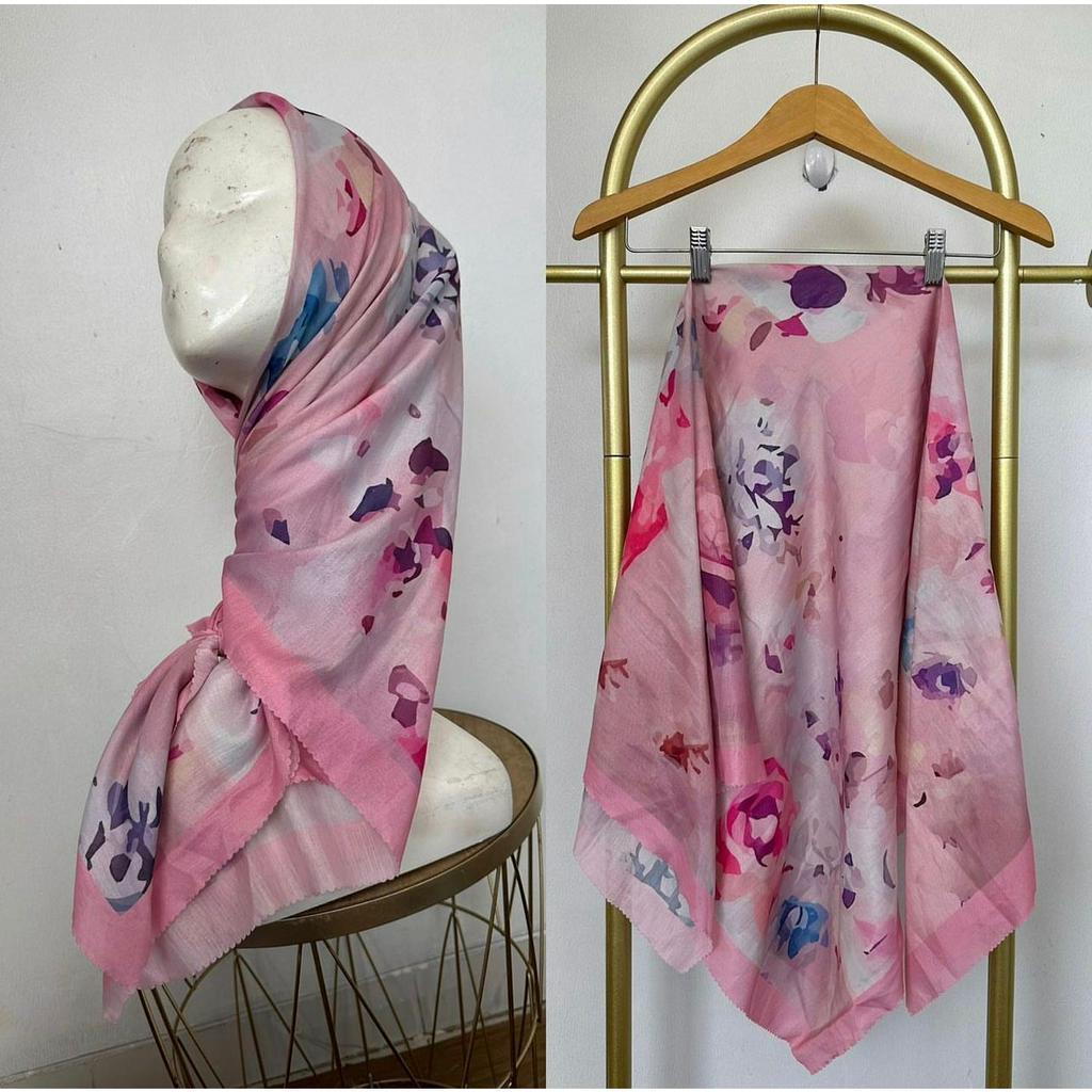 SADEAN HIJAB VOAL MOTIF ARSY PINKTERBARU//DENAY SEGI EMPAT VOAL MOTIF TERBARU//HIJAB SEGI EMPAT VOAL MOTIF BISA COD