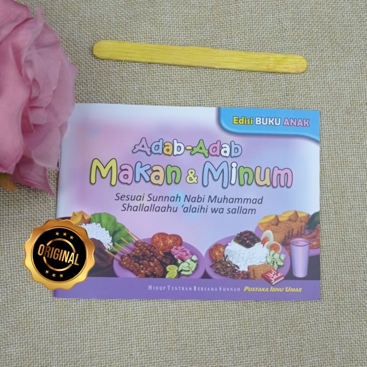 Buku Anak Adab-Adab Makan Dan Minum Sesuai Sunnah Nabi Muhammad