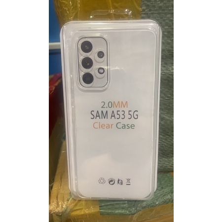 CASING CLEAR CASE 2.0MM BENING IMPACT ANTI KUNING SAMSUNG A33 5G, A53 5G - CLEAR