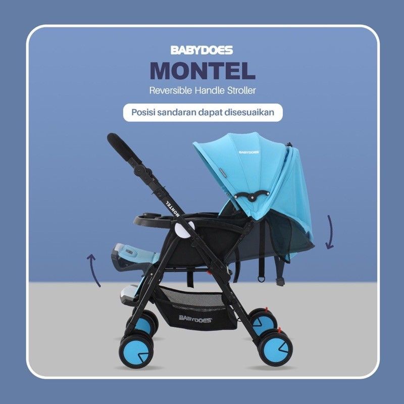 Stroller Reversible BabyDoes Montel / Kereta Dorong Bayi