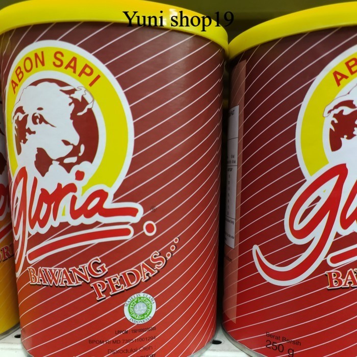 

gloria abon sapi pedas 250gr