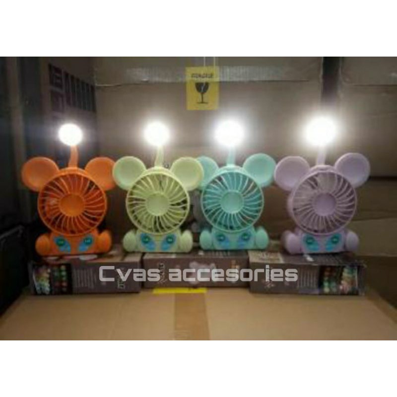 Kipas Angin Mini Portable VOTRE SF-09 / Kipas Lampu / Kipas Belajar / Kipas Meja