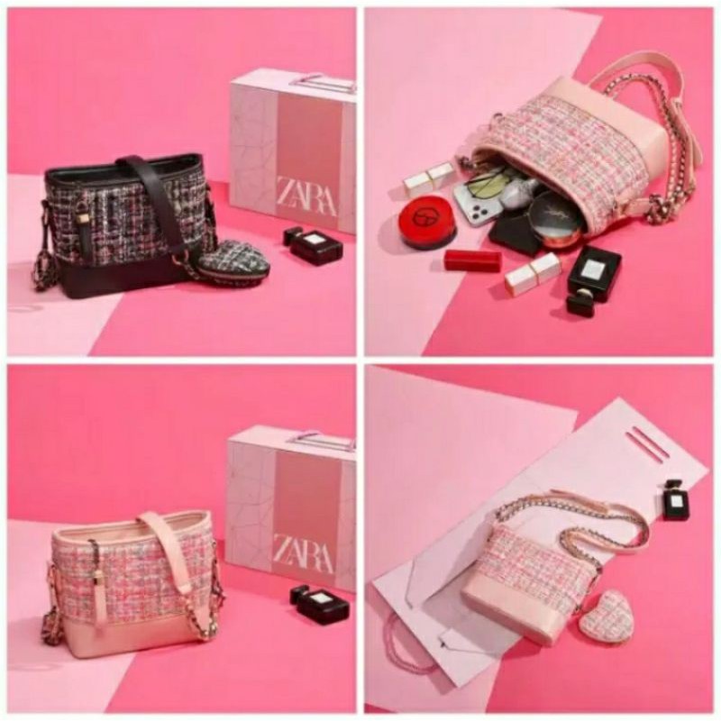 Tas Branded Import Original Tas Selempang Wanita Zara Import Free Box